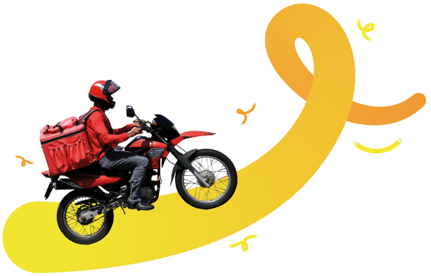 imagem de uma moto andando na lifeline do CIEE