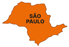 Desenho do estado de São Paulo