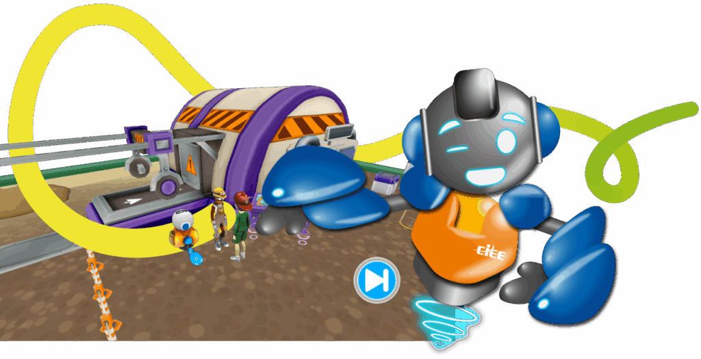 Ilustração de um robô